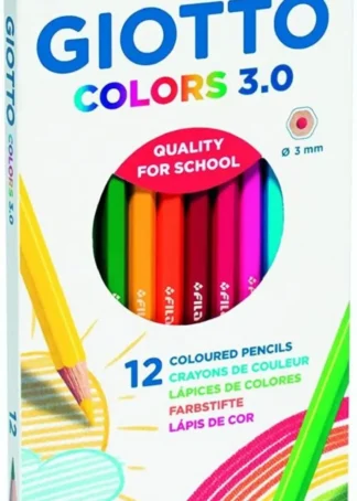 ESTUCHE 12 LAPICES COLORES GIOTTO COLORS 3.0
