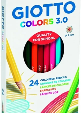 ESTUCHE 24 LAPICES COLORES GIOTTO COLORS 3.0