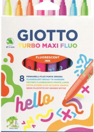 BLISTER 8 ROTULADORES MAXI FLUOR