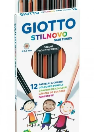 ESTUCHE DE 12 LAPICES DE COLORES GIOTTO SKIN TONES