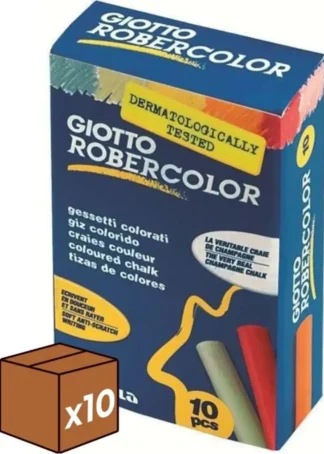 (PACK 10U.)ESTUCHE 10 TIZAS COLOR ROBERCOLOR