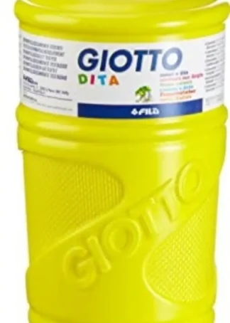 BOTE PINTURA DEDOS GIOTTO 750ML AMARILLO