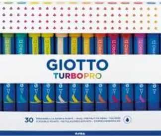 ESTUCHE 30 ROTULADORES DOBLE PUNTA TURBOPRO GIOTTO