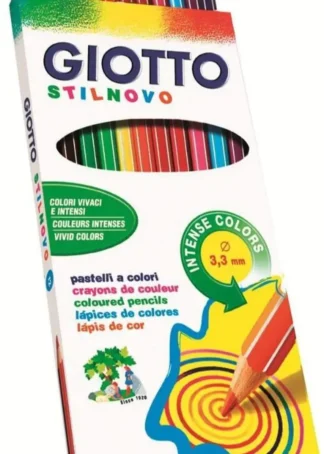 ESTUCHE 12 LAPICES COLORES GIOTTO STILNOVO