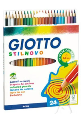 ESTUCHE 24 LAPICES COLORES GIOTTO STILNOVO