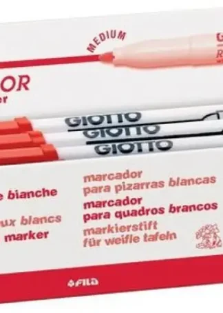 C/12 ROTULADOR ROBERCOLOR ROJO GIOTTO WHITEBOARD MARKER