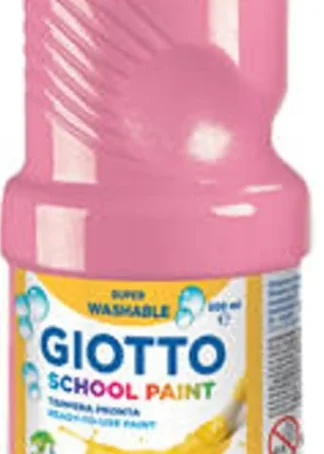 BOTE TEMPERA ESCOLAR GIOTTO 500ML ROSA