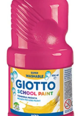 BOTE TEMPERA ESCOLAR GIOTTO 500ML MAGENTA