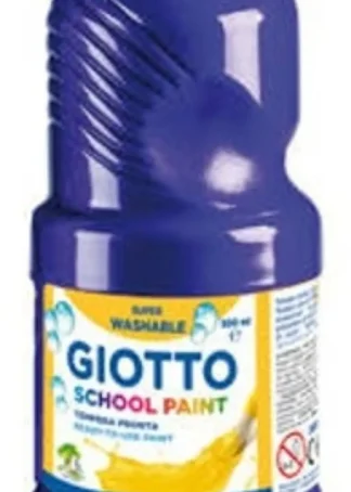 BOTE TEMPERA ESCOLAR GIOTTO 500ML VIOLETA