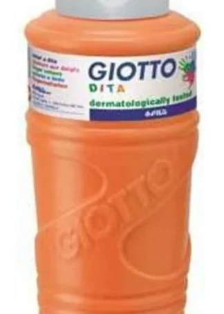 BOTE PINTURA DEDOS GIOTTO 750ML NARANJA