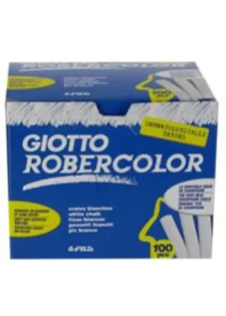 ESTUCHE 100 TIZAS BLANCAS ROBERCOLOR