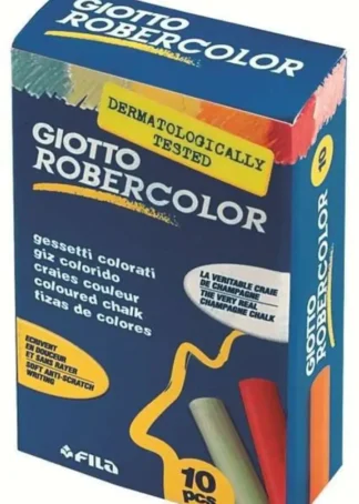 CAJA 10 TIZAS COLORES ROBERCOLOR