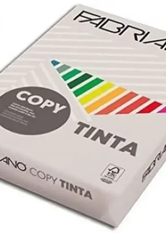 PAQUETE A4 500H 80G COLOR PASTEL GRIS FABRIANO