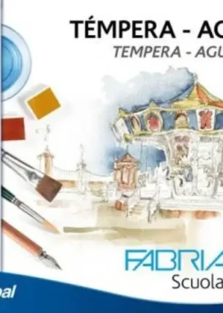 MINIPACK 6 LAMINAS ACUARELA A3 350G FABRIANO SCUOLA