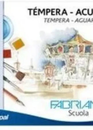 MINIPACK 6+2 LAMINAS ACUARELA A4+ 350G FABRIANO SCUOLA