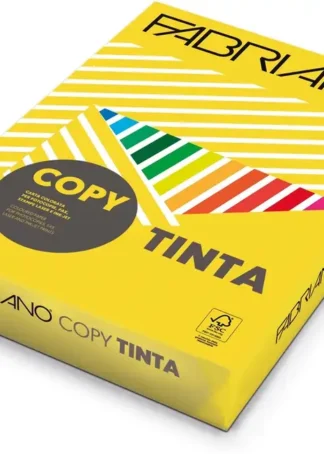 PAQUETE A4 500H 80G FABRIANO COLORE AMARILLO CEDRO