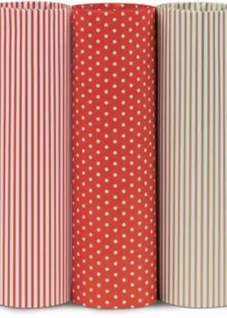 EXP 50 ROLLITOS PAPEL REGALO GRAPHIC 70X200CM SURTIDO