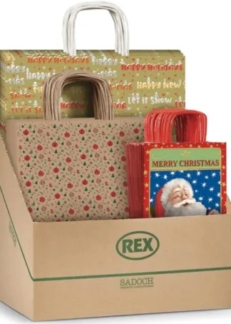 EXP 100 BOLSAS SURTIDAS DISEÑO NAVIDAD SADOCH