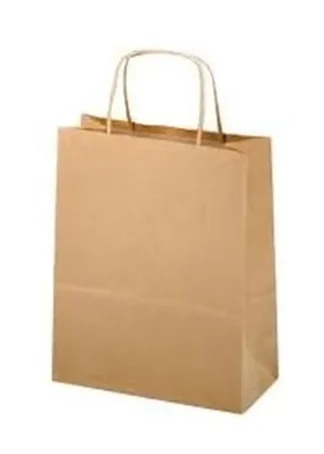 PAQ/25 BOLSAS KRAFT ALLEGRA COLOR KRAFT 21X8X16CM