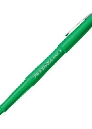 C/12 ROTULADOR PAPER MATE FLAIR ORIGINAL COLOR VERDE