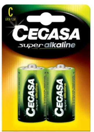 BLISTER 2 PILAS CEGASA SUPER ALC LR14