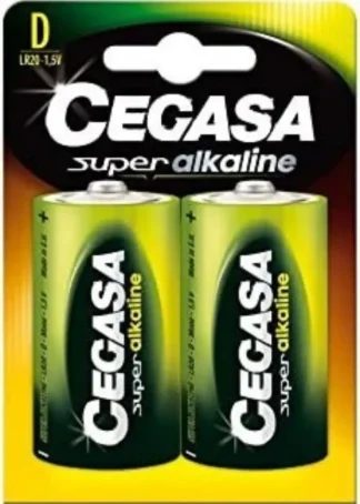 BLISTER 2 PILAS CEGASA SUPER ALC LR20