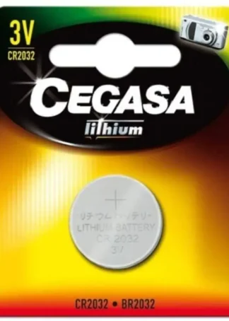 BLISTER PILA CEGASA LITIO BOTON CR2032 3V BT