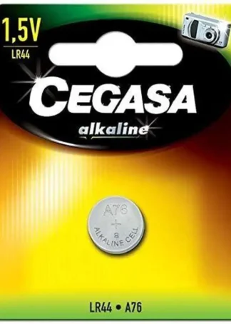 BLISTER PILA CEGASA ALC BOTON LR44 1 5V BT