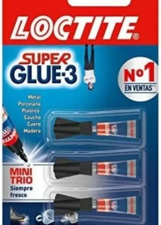 BLISTER 3 TUBOS SUPER GLUE-3 MINI TRIO 1G (MONODOSIS)