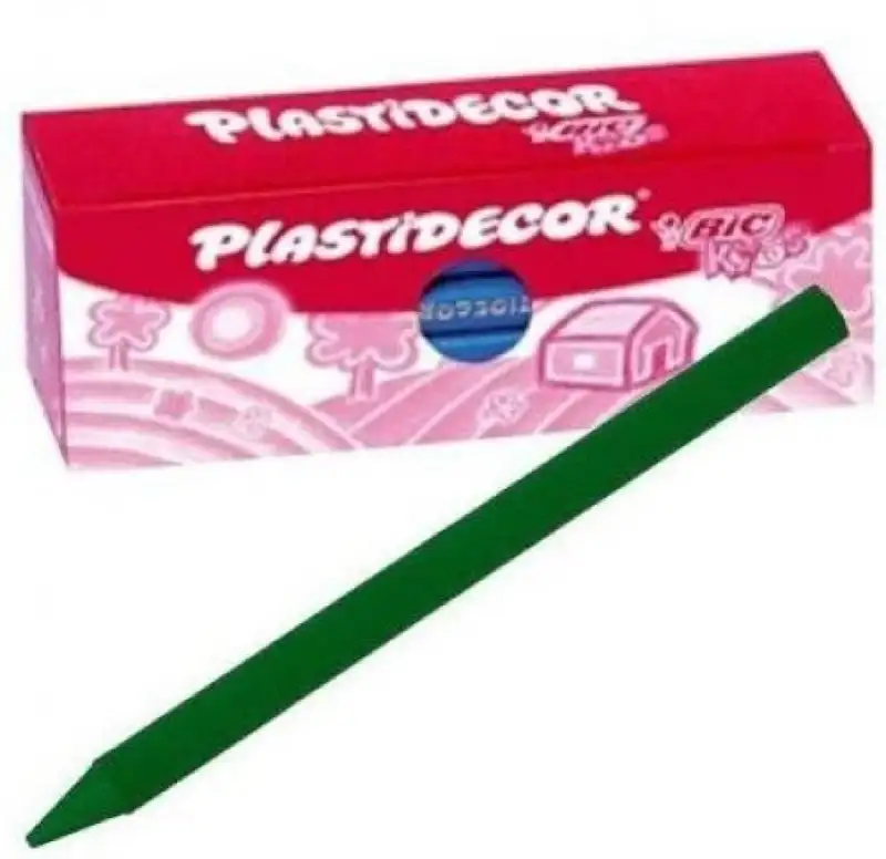 C/25 CERAS PLASTIDECOR UNICOLOR VERDE CLARO