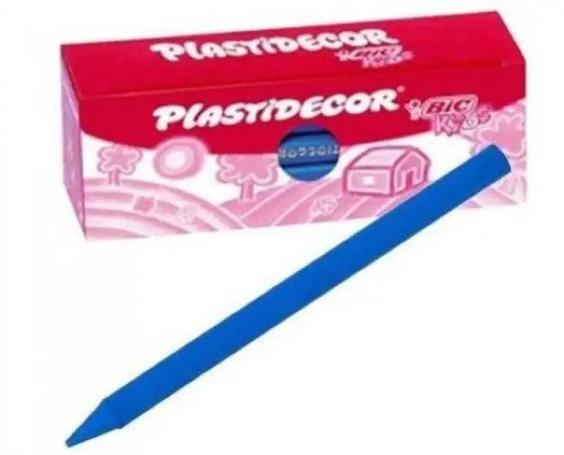 C/25 CERAS PLASTIDECOR UNICOLOR AZUL CLARO