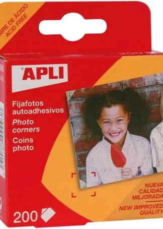 C/200 FIJAFOTOS ADHESIVOS 18X17 MM