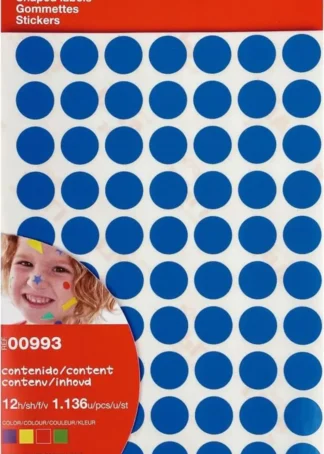 BOLSA 12 HOJAS GOMETS COLORES Y FORMAS SURTIDOS PEQUEÑOS