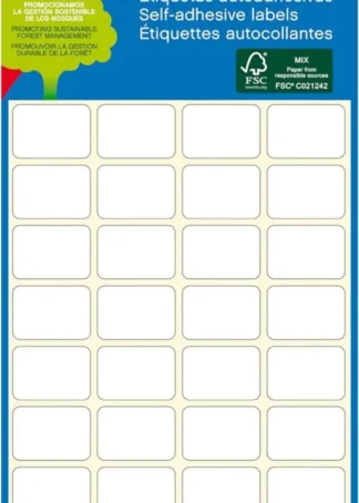 MINI BOLSA ETIQUETAS ADHESIVAS 8X12 APLI CANTOS ROMOS