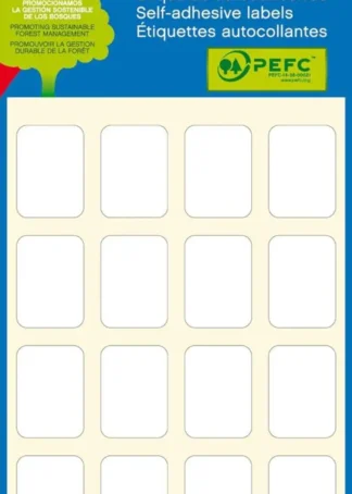 MINI BOLSA ETIQUETAS ADHESIVAS 16X22 APLI CANTOS ROMOS