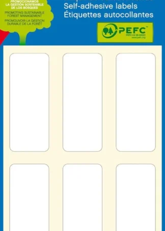 MINI BOLSA ETIQUETAS ADHESIVAS 20X50 APLI CANTOS