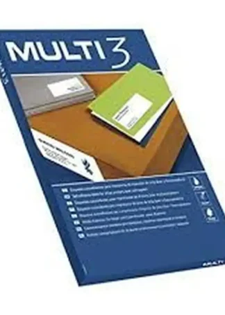 C/100 HOJAS ETIQUETAS FT/IM 105X70 MULTI3 CANTOS RECTOS