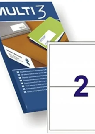 C/100 HOJAS ETIQUETAS FT/IM 175X135 MULTI3 CANTOS RECTOS