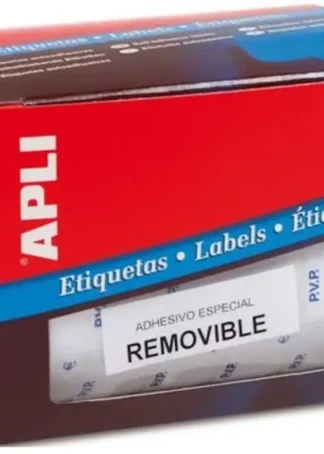 ROLLO ETIQUETAS BLANCAS 16X22 PVP REMOVIBLE APLI