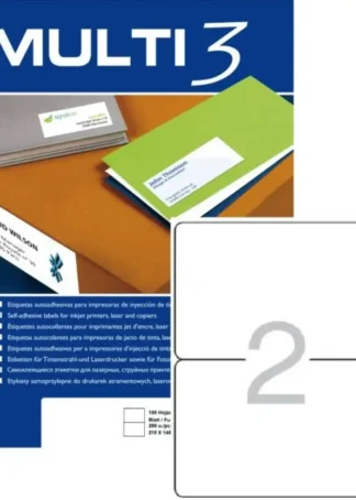 C/100 HOJAS ETIQUETAS FT/IM 199.6X144.5 MULTI3