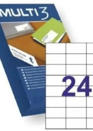 C/500 HOJAS ETIQUETAS FT/IM 70X37 MULTI3