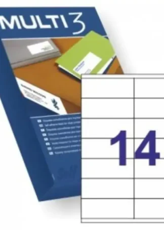 C/500 HOJAS ETIQUETAS FT/IM 105X40 MULTI3