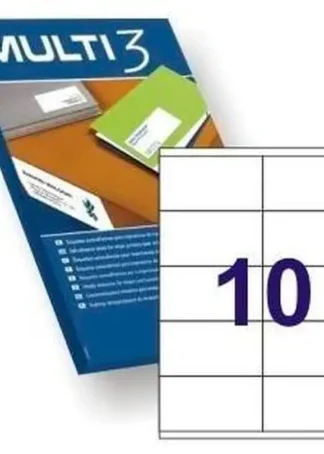C/500 HOJAS ETIQUETAS FT/IM 105X57 MULTI3