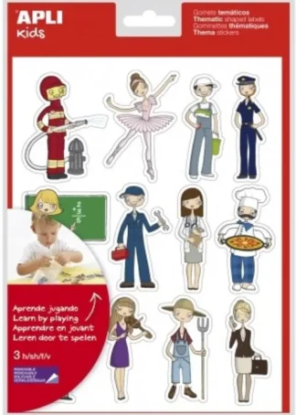BOLSA 3 HOJAS GOMET TEMATICOS LAS PROFESIONES