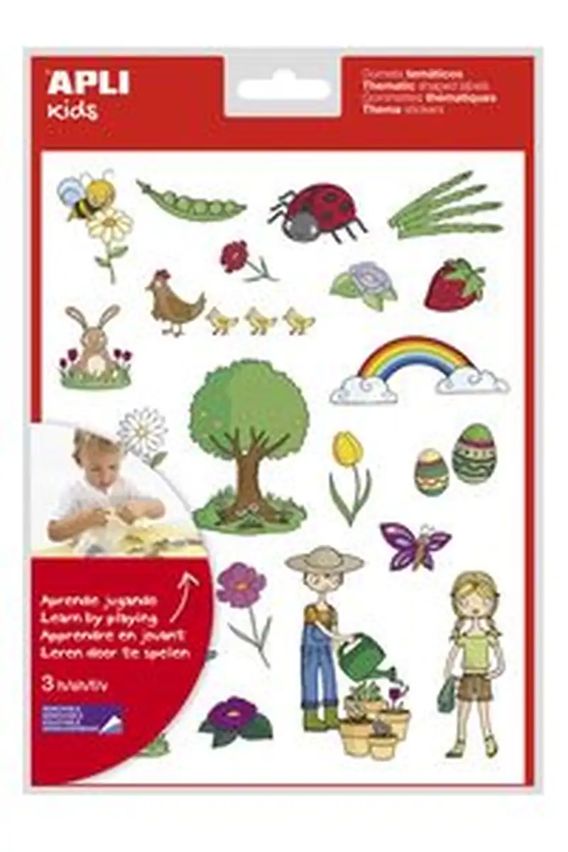 BLISTER 3 HOJAS GOMETS PRIMAVERA AUTOADHESIVOS