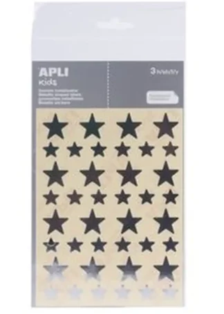 BOLSA 3 HOJAS GOMETS ESTRELLA PLATA PERMANENTES