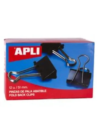 CAJA 12 PINZA PALA ABATIBLE 51MM APLI