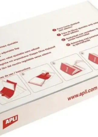 C/100 FORRO LIBROS AJUSTABLE 30X53CM PVC 130 MICRAS APLI