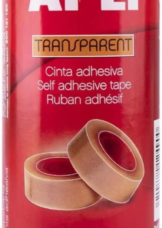 PAQ/8 ROLLOS CINTA ADHESIVA 33MMX19MM TRANSPARENTE APLI