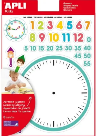 BLISTER 3 HOJAS GOMETS LAS HORAS AUTOADHESIVOS